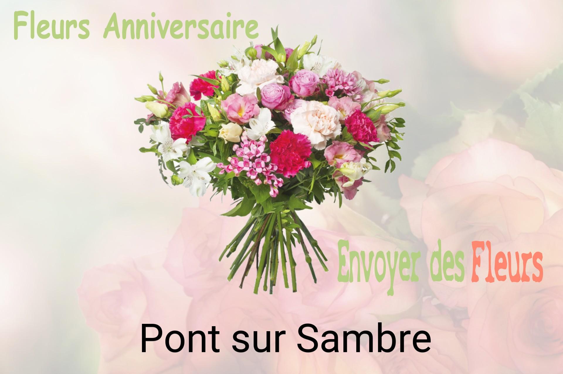 Bouquet de fleurs d’anniversaire livré à Pont-sur-Sambre