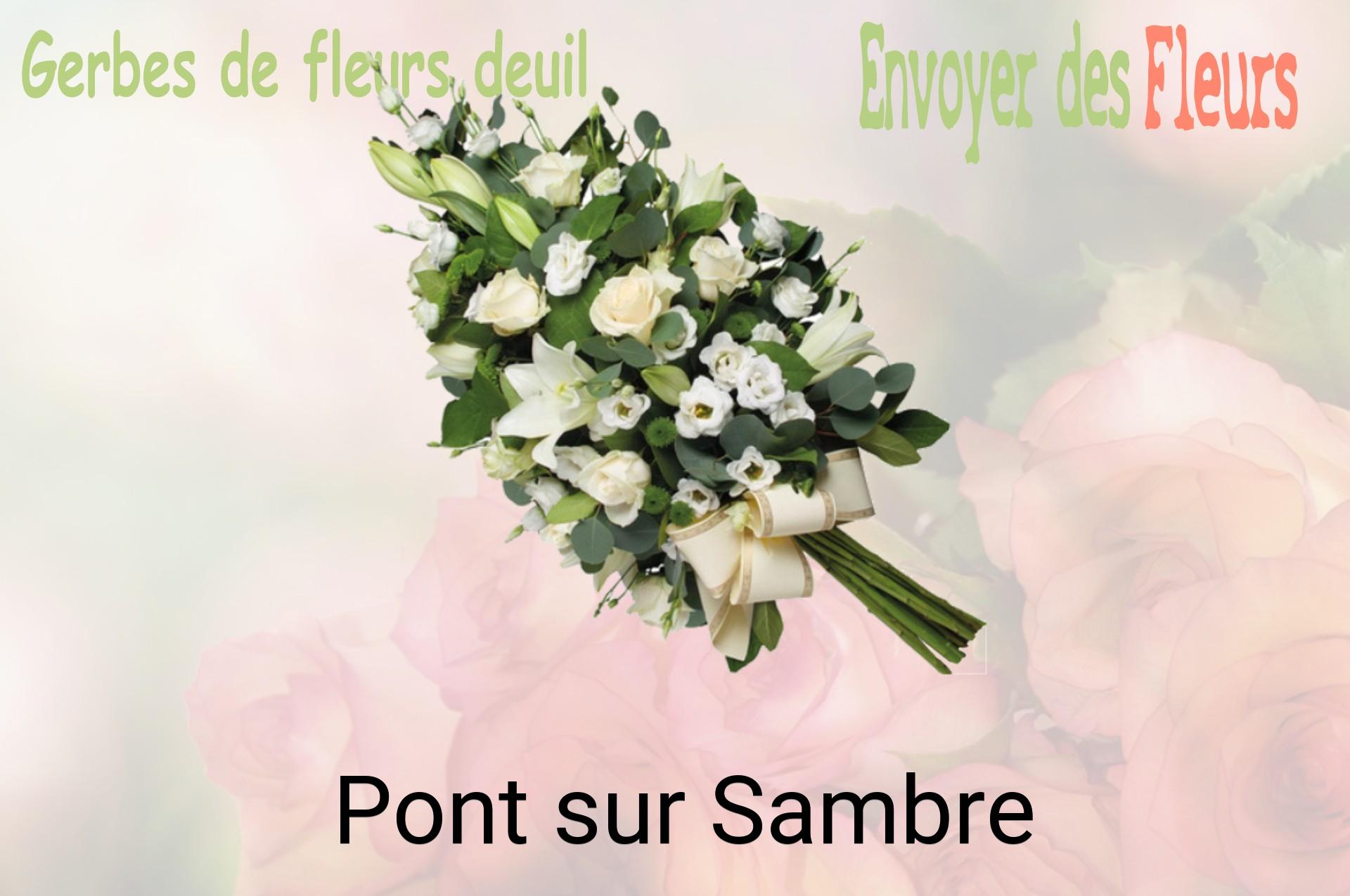 Gerbe de fleurs de deuil livrée à Pont-sur-Sambre
